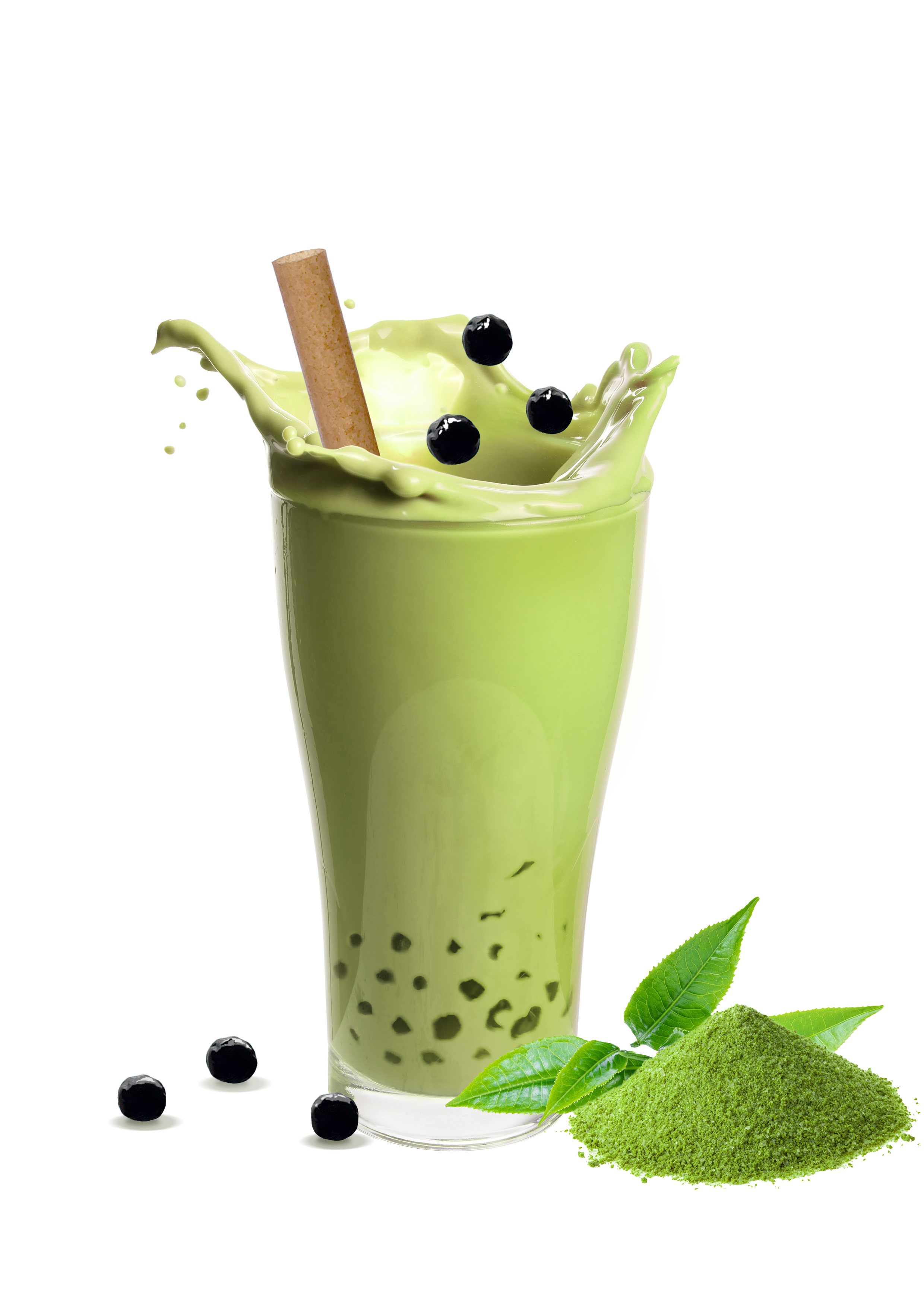 Bubble Tea Matcha Latte